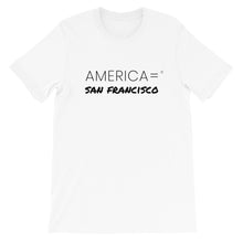 America = ®  San Francisco T-shirt | Unisex Places T-shirts